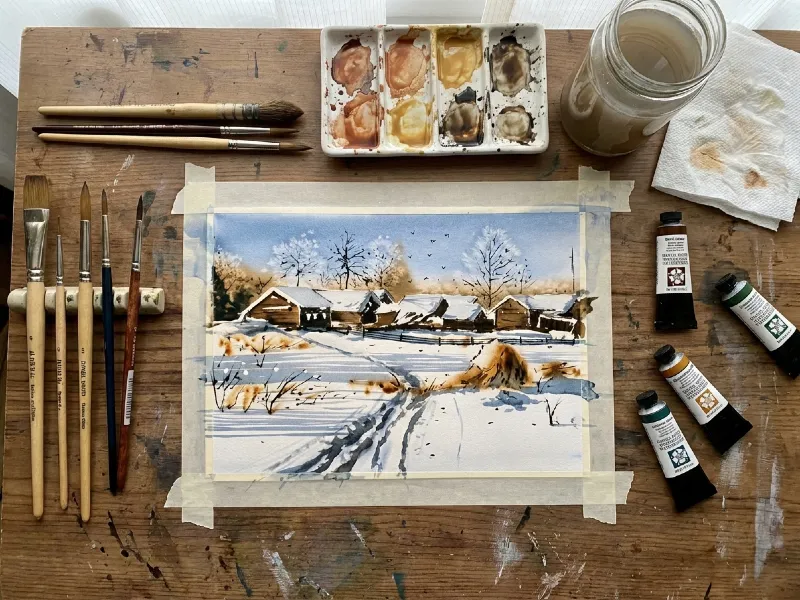 011. Karlı Kış Manzarası
