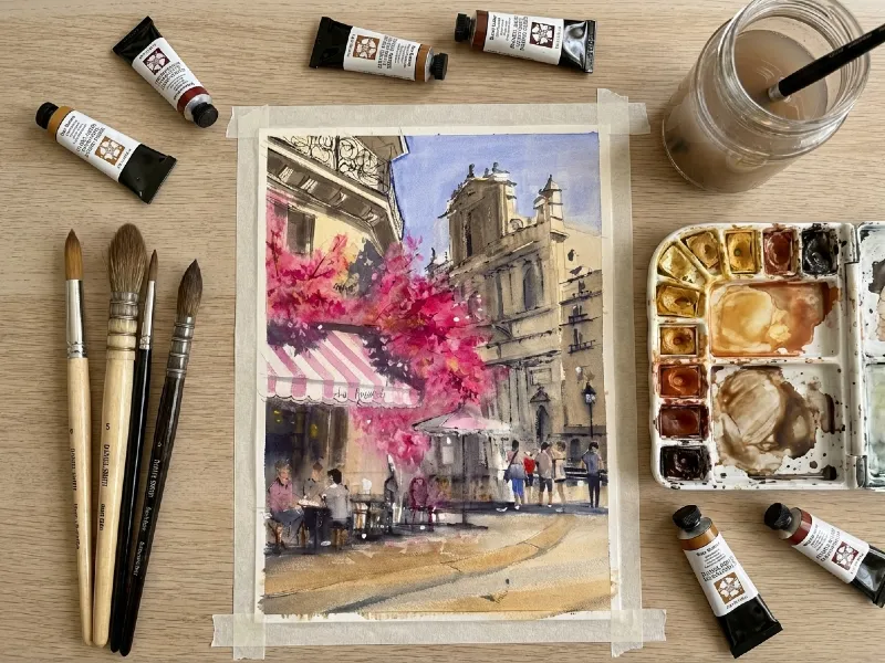 Paris'te Bahar İleri Seviye Suluboya Workshop