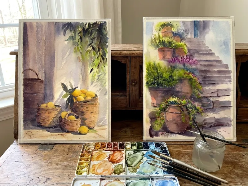 Yaz Sanat İkilisi: 2'li Usta Suluboya Workshop Paketi